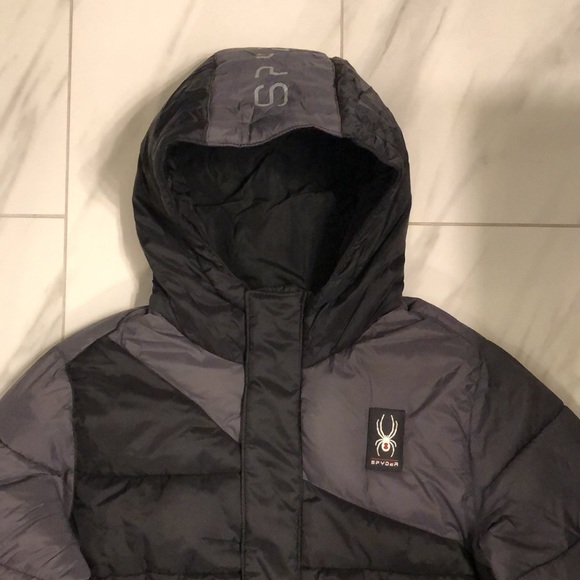 Men’s Spyder Splice Puffer Jacket - Picture 2 of 4